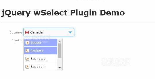 实用的 jQuery下拉选择框插件集合