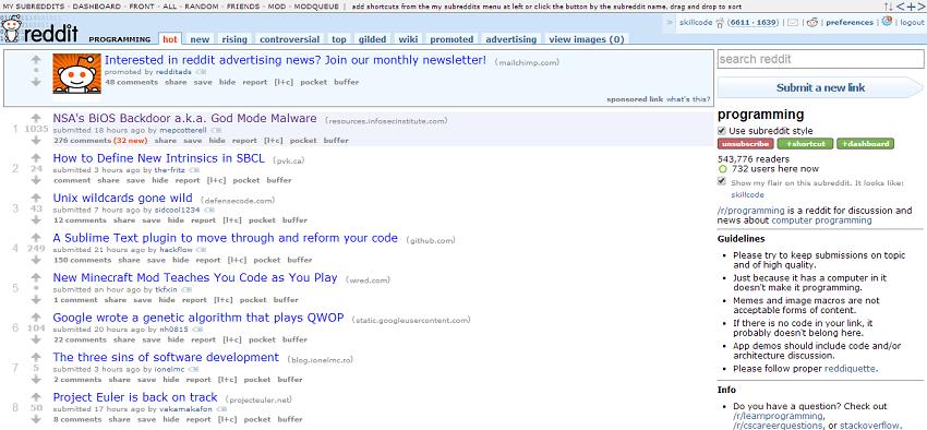 Reddit-Programming