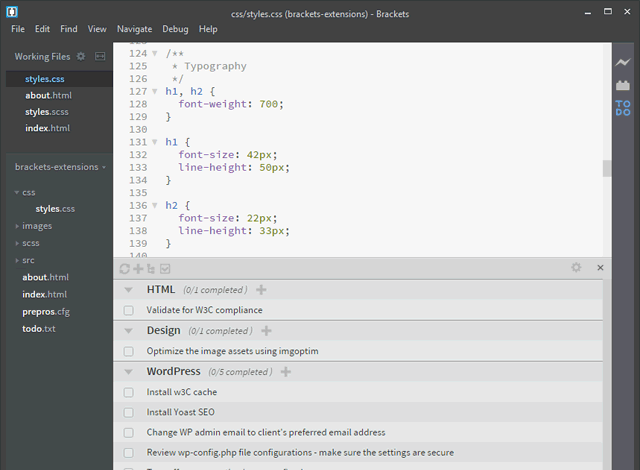 brackets-extension-simple-to-do